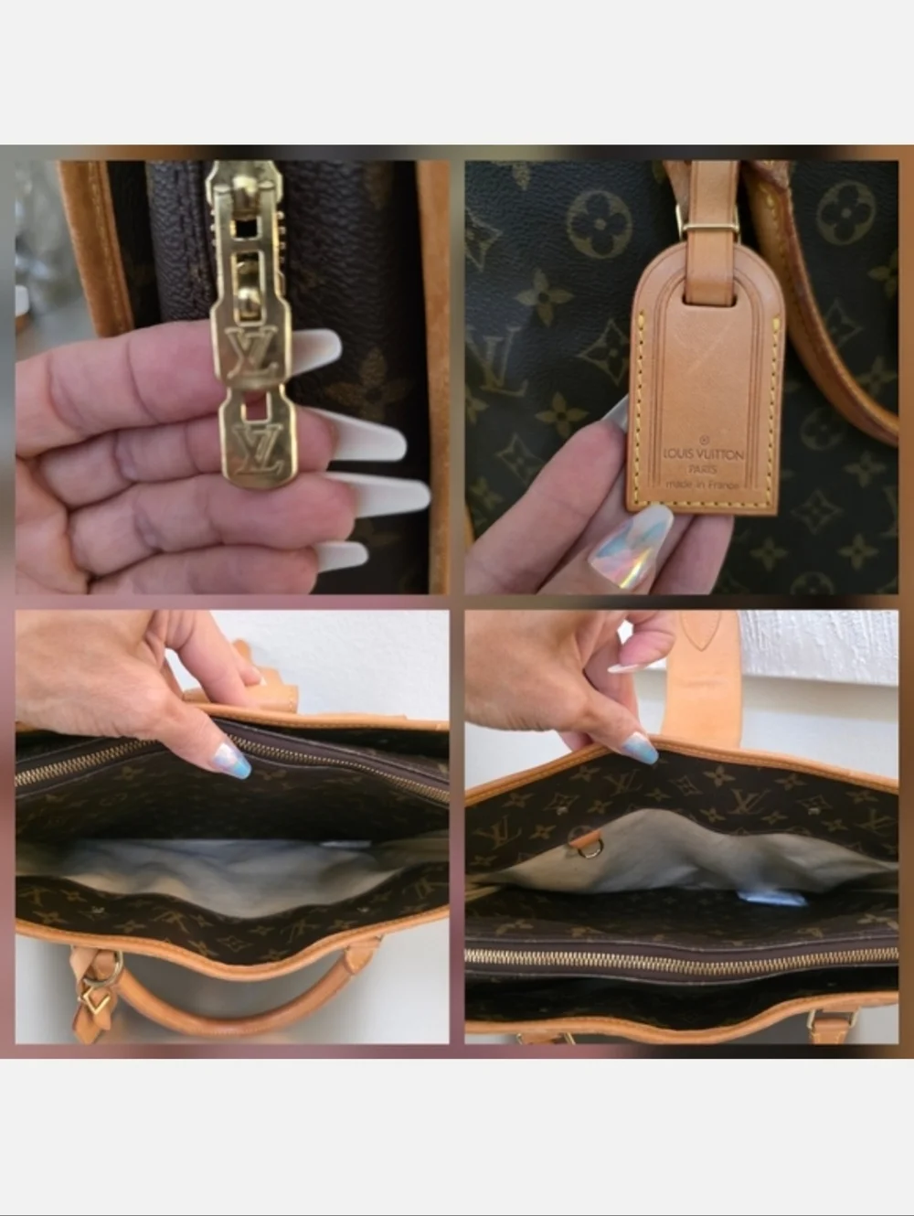 🤎 Louis Vuitton *VERY RARE* Monogram Rivoli Briefcase Tote Satchel Authentic